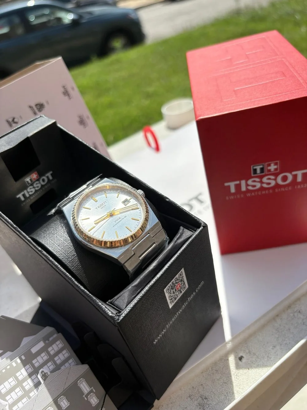 Tissot PRX Powermatic 80 Men's Stainless Steel Watch - Silver & Gold